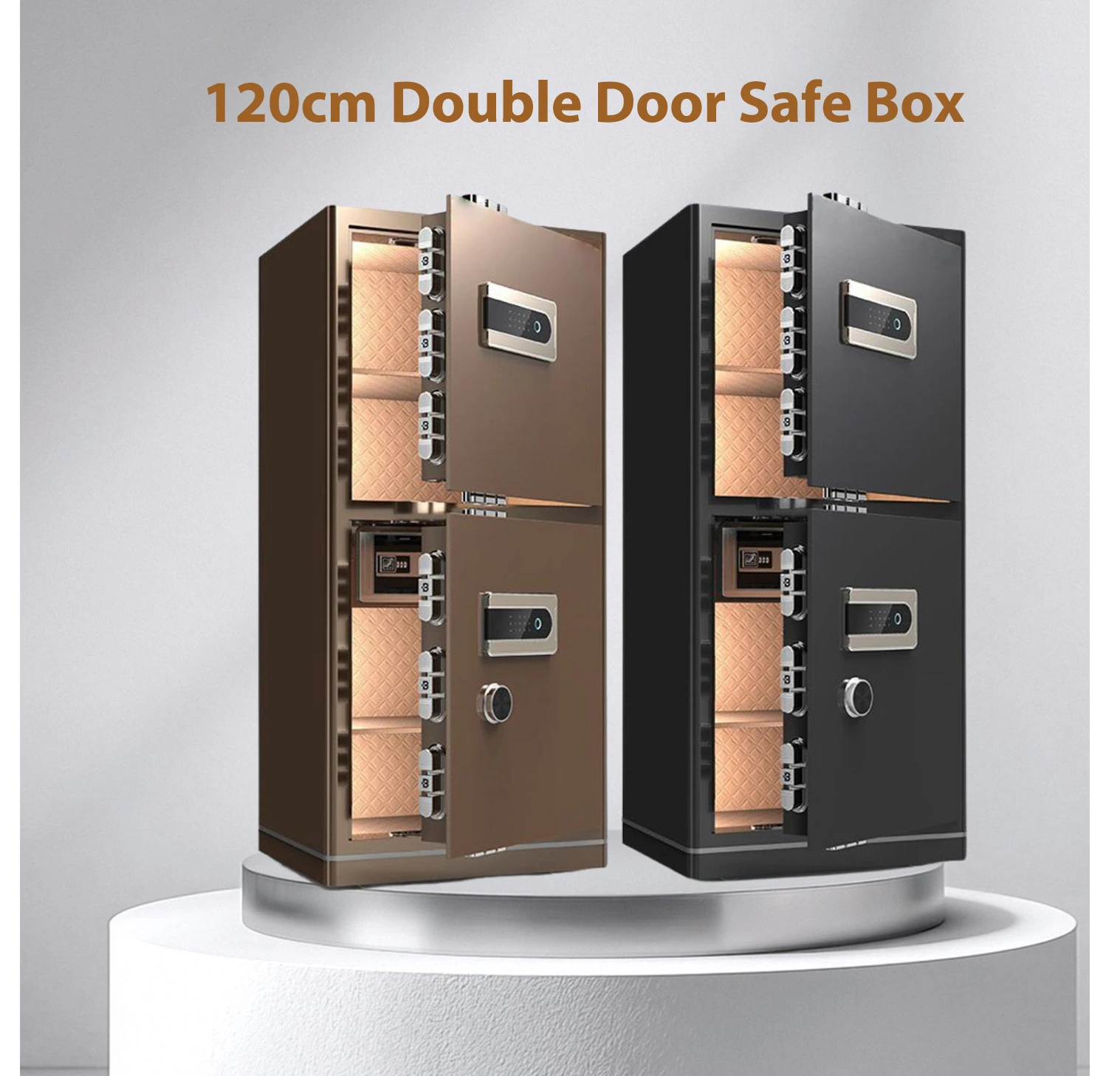 Steel security bank office double door safe box