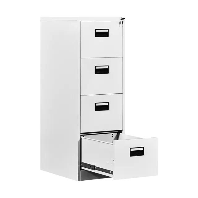 multi drawer steel vertical file cabinet series with secure storage design