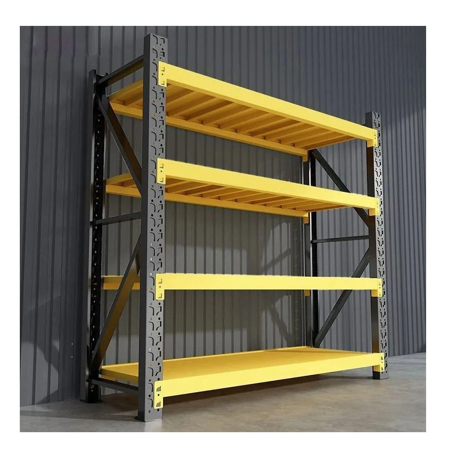 4 Layer Heavy Duty Rivet Shelving for Warehouse Storage