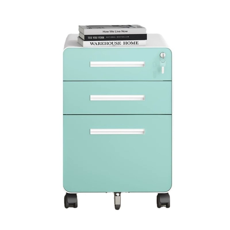 Rounded corner mobile pedestal
