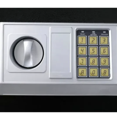 Digital panel with emergency key hole