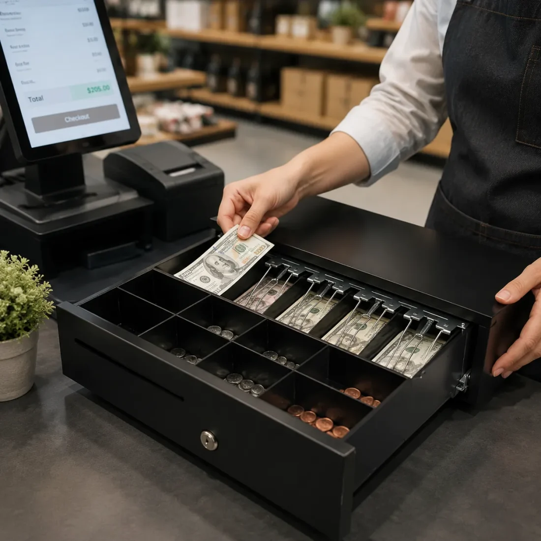 drawer cash box